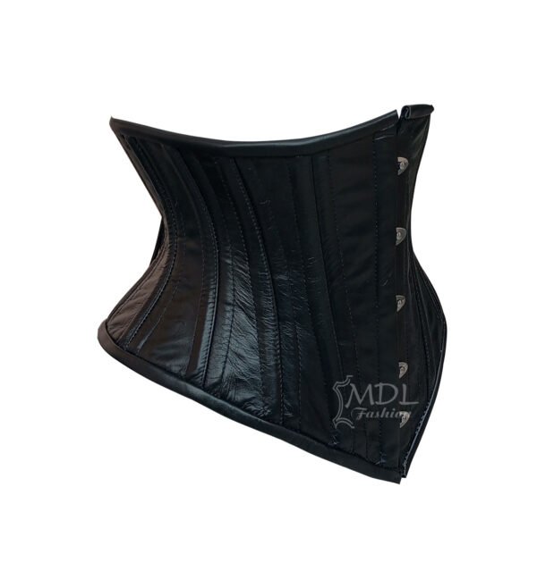 C18LL-1 Steel Boned Underbust Leather Corset C18LL
