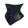 C18LL-2 Steel Boned Underbust Leather Corset C18LL