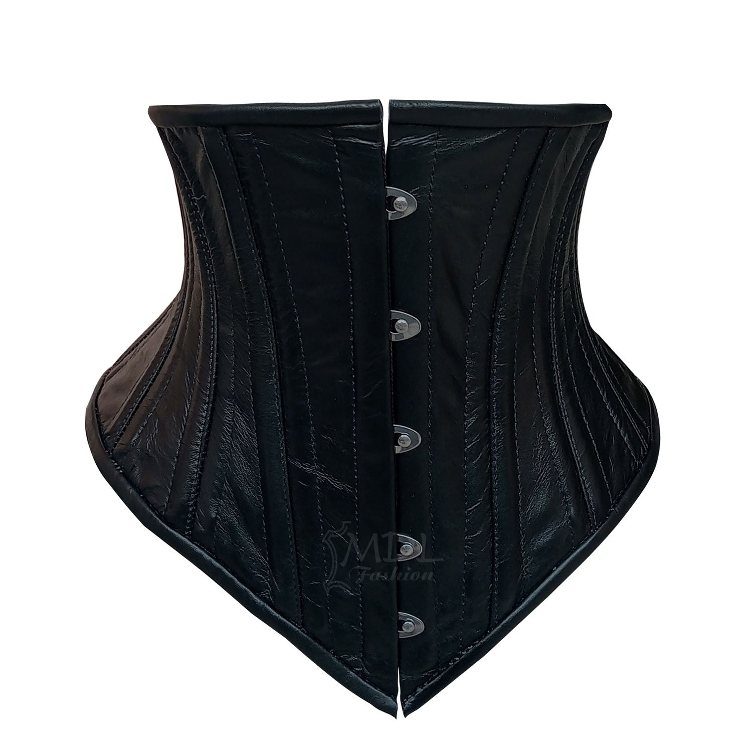 Steel Boned Underbust Leather Corset C18LL