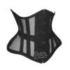 Mesh Corset Steel Boned Waist Cincher Cotton Corset C49M
