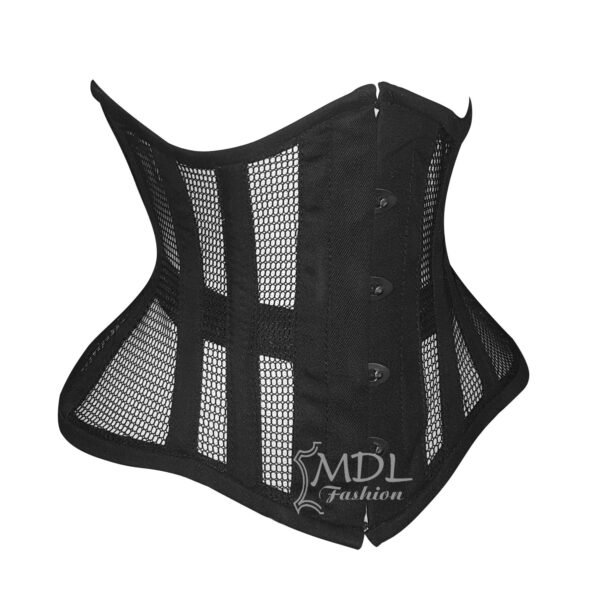 Mesh Corset Steel Boned Waist Cincher Cotton Corset C49M