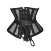 Mesh Corset Steel Boned Waist Cincher Cotton Corset C49M