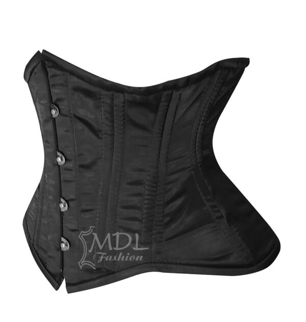 Satin Corset Steel Boned Waist Cincher Hourglass C49S