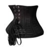 Satin Corset Steel Boned Waist Cincher Hourglass C49S