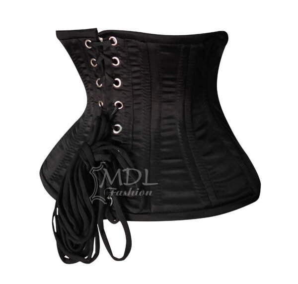 Satin Corset Steel Boned Waist Cincher Hourglass C49S