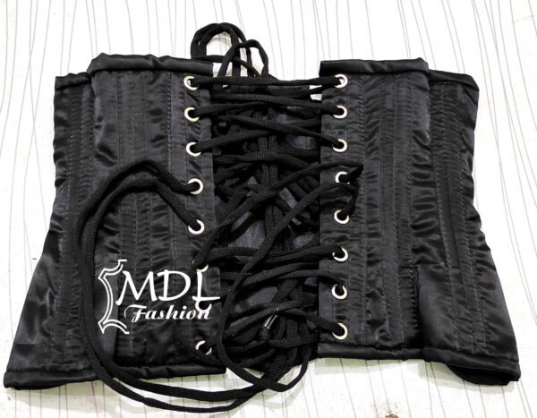 Satin Corset Steel Boned Waist Cincher Hourglass C49S