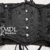 Satin Corset Steel Boned Waist Cincher Hourglass C49S