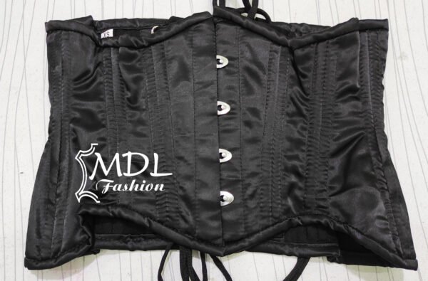 Satin Corset Steel Boned Waist Cincher Hourglass C49S