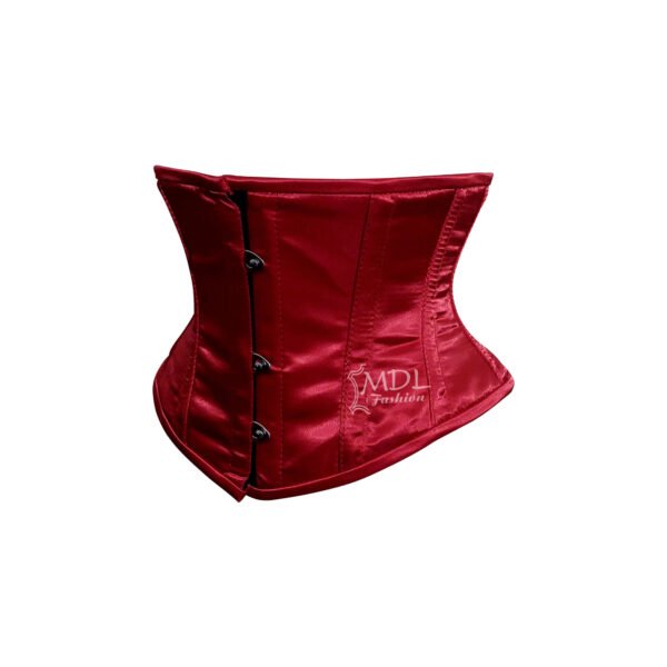 Red Satin Underbust Corset C8419S
