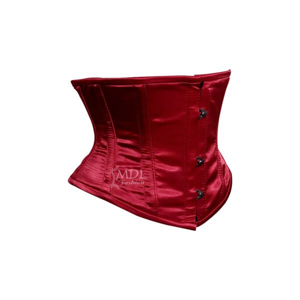 Red Satin Underbust Corset C8419S