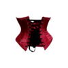 Red Satin Underbust Corset C8419S