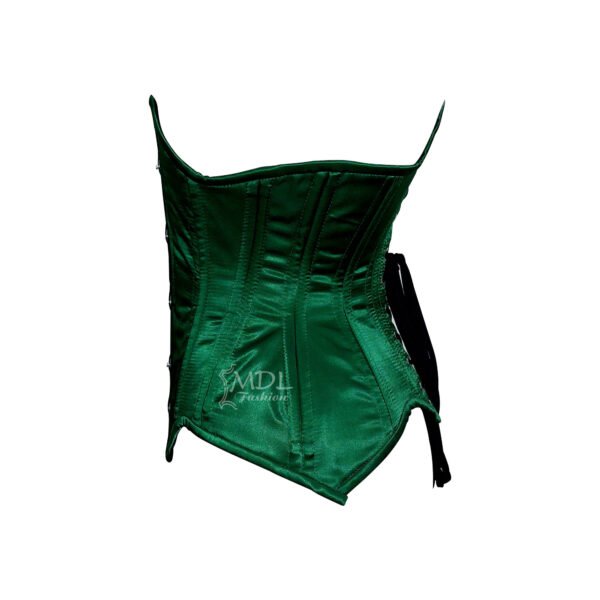 Green Satin Underbust Corset C9233S