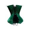 9975-(3) Green Satin Overbust Corset C9975S