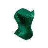 9975-(4) Green Satin Overbust Corset C9975S