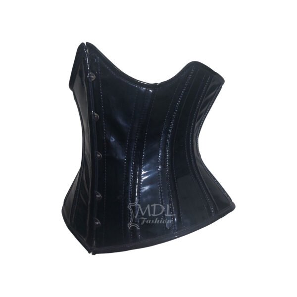Steel Boned Underbust Waist Cincher PVC Corset C80P