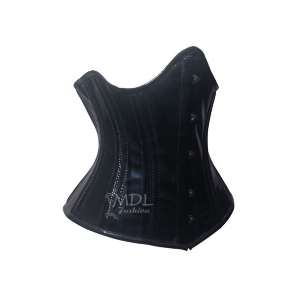 Steel Boned Underbust Waist Cincher PVC Corset C80P