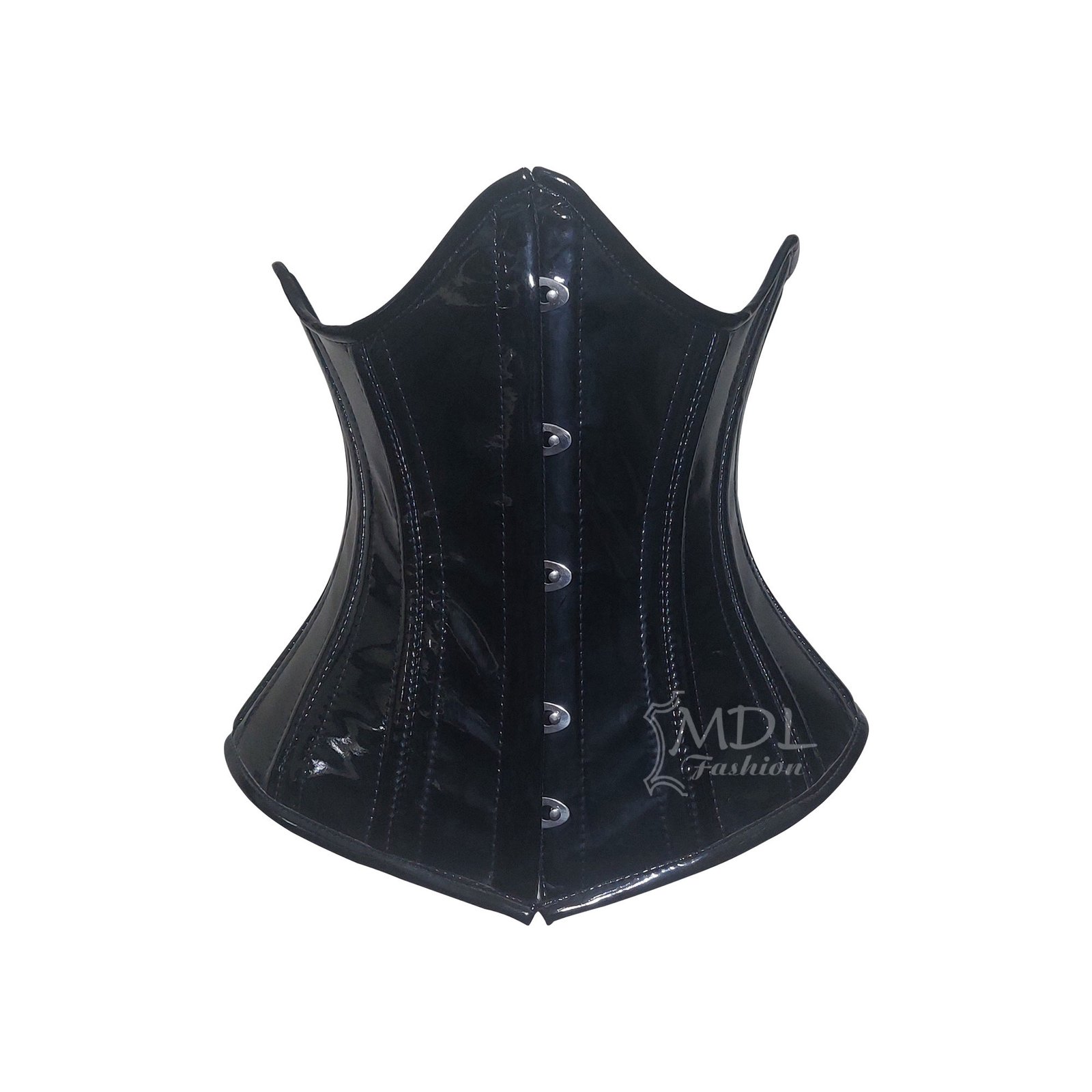 Steel Boned Underbust Waist Cincher PVC Corset C80P