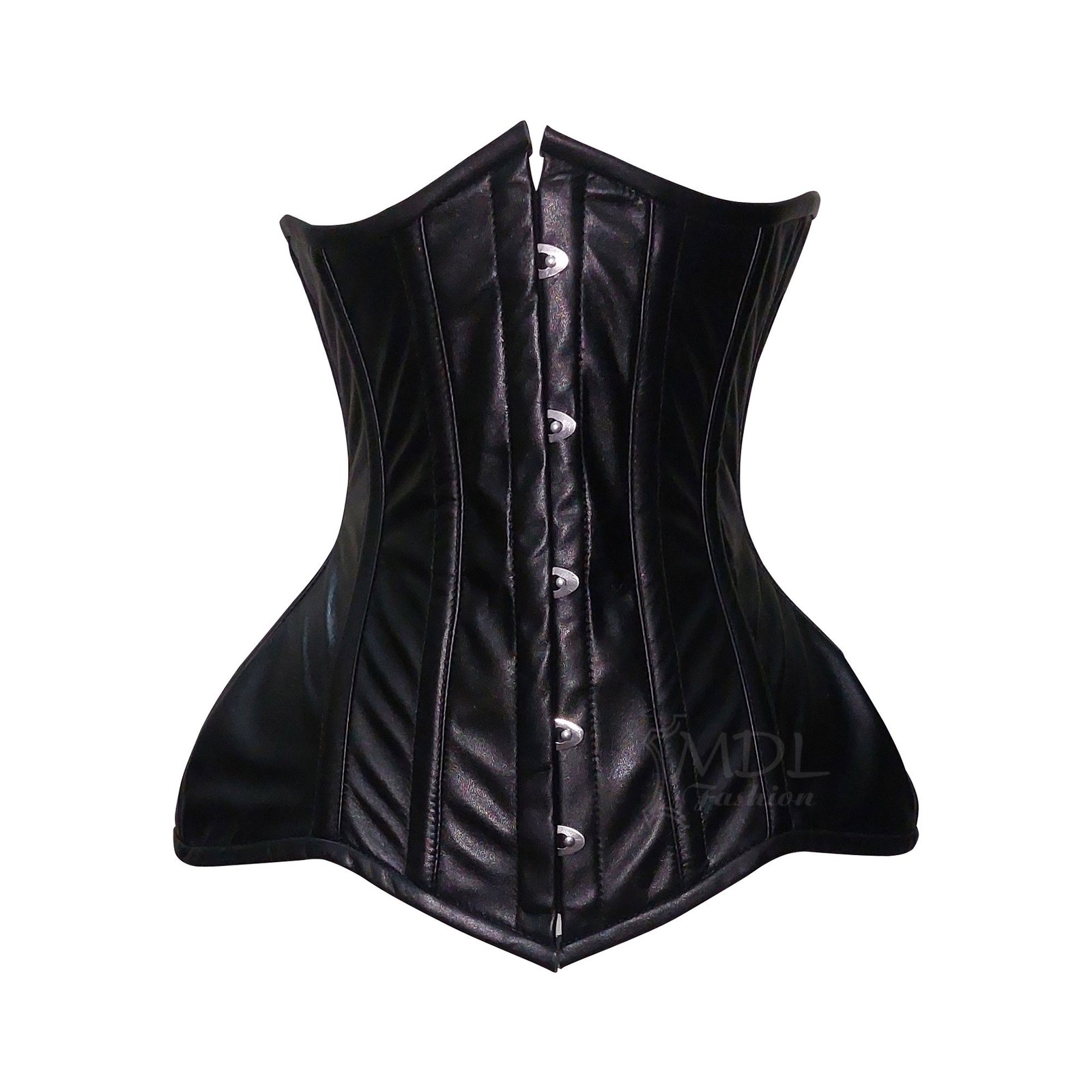 Heavy Steel Boned Underbust Leather Corset C21L