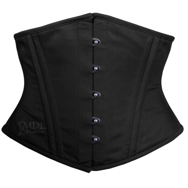 C-004C-1 Steel Boned Underbust Cotton Corset C004C