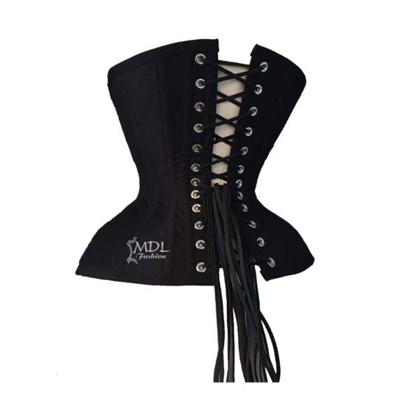 Steel Boned Waist Cincher Cotton Corset C01C