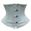 Ivory Steel Boned Underbust Cotton Corset C79C