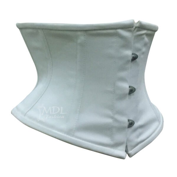 Ivory Steel Boned Underbust Cotton Corset C79C