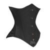 C-8033S-2 Satin Corset Underbust Waist Cincher Corset C8033S