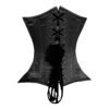 C-8033S-3 Satin Corset Underbust Waist Cincher Corset C8033S
