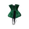G-450-1 Green Satin Underbust Corset C450S