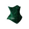 G-450-2 Green Satin Underbust Corset C450S