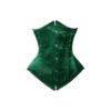 G-450-4 Green Satin Underbust Corset C450S