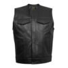 Men Sons Of Anarchy Perforated Leather Black