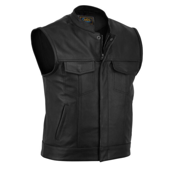 Men Sons Of Anarchy Premium Leather Vest