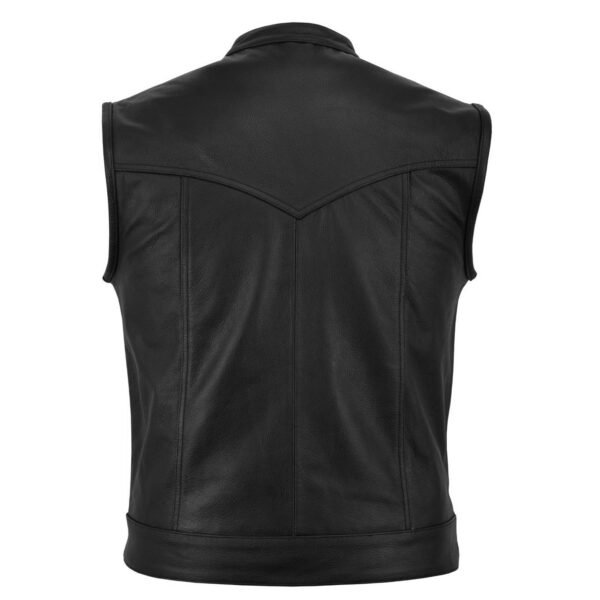Men Sons Of Anarchy Premium Leather Vest