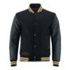 MDL FASHION Collage Varsity Jacket Black/Gold/White
