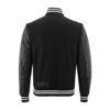 MDL FASHION Collage Varsity Jacket Black / White Lines