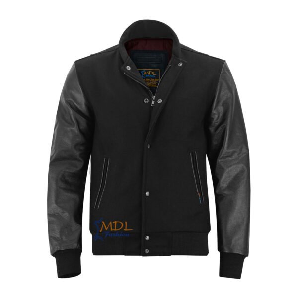 Varsity-Jacket-Black2 MDL FASHION Collage Varsity Jacket Black