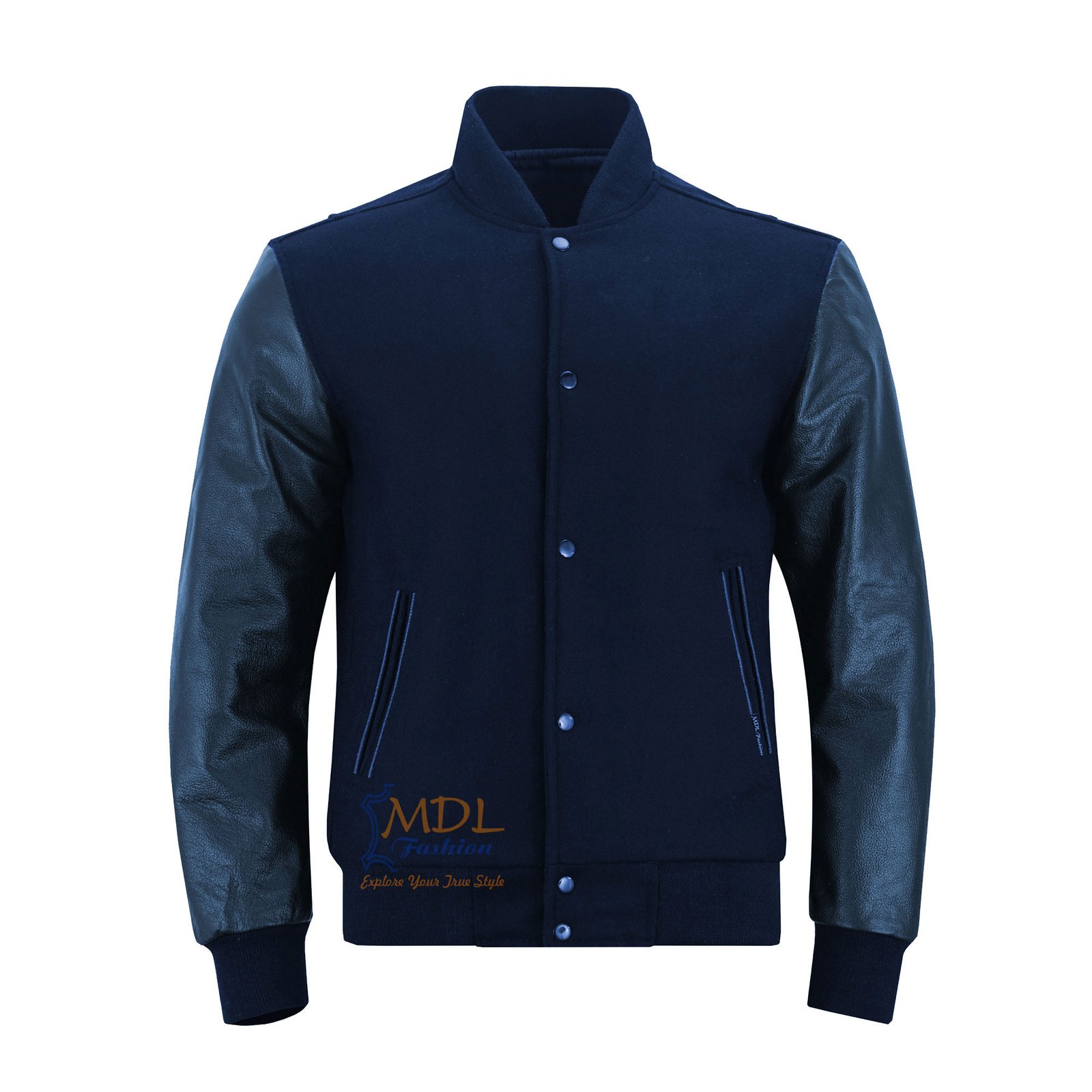 Varsity-Jacket-Navy MDL FASHION Collage Varsity Jacket Navy