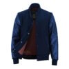 MDL FASHION Collage Varsity Jacket Navy