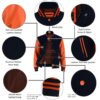 Varsity-jacket-BO5 MDL FASHION Varsity Jacket Black Orange