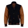 Varsity-jacket-black-brown2 MDL FASHION Varsity Jacket Black Brown