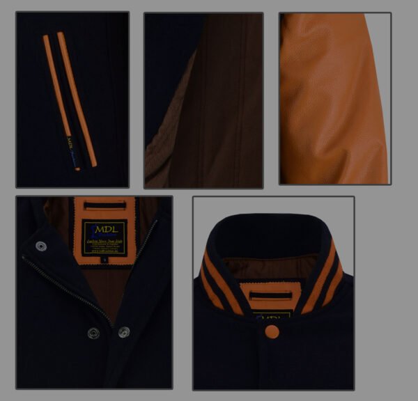 Varsity-jacket-black-brown6 MDL FASHION Varsity Jacket Black Brown