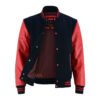 MDL FASHION Collage Varsity Jacket Black/Red