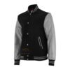 MDL FASHION Varsity Jacket Black Gray