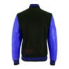 MDL FASHION Women Varsity Jacket Black Blue