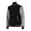 Women-Varsity-Jacket-GRAY1 MDL FASHION Women Varsity Jacket Black Gray