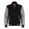 Women-Varsity-Jacket-GRAY2 MDL FASHION Women Varsity Jacket Black Gray