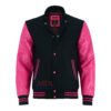Women-Varsity-jacket-pink2 MDL FASHION Women Varsity Jacket Black Pink