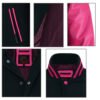Women-Varsity-jacket-pink6 MDL FASHION Women Varsity Jacket Black Pink